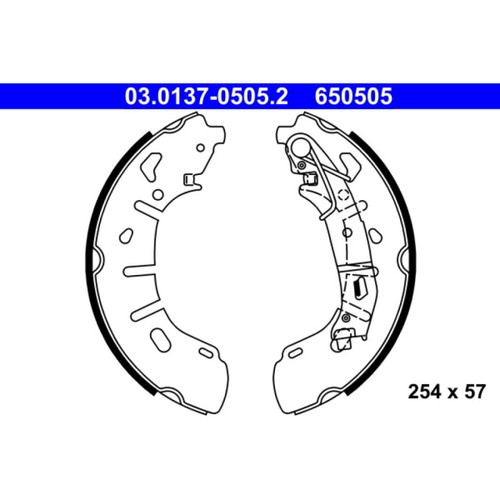 Ate 0137 0505 - brake, shoe