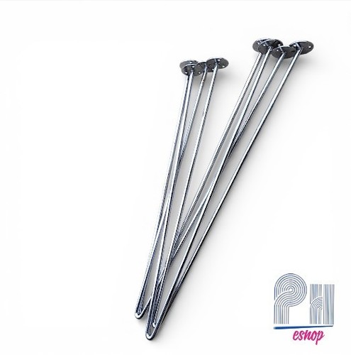 Set chrome metal - set, hairpin