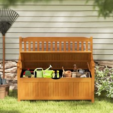 Outdoor storage bench 125l - storage,