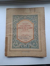 Vintage Wills Cigarette Card Album. Full Large Size cards. Butterflies & Flowers