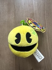 Pac-man Plush Bag Clip Keyring
