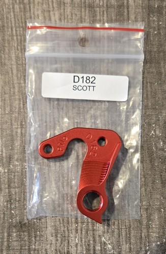 Red rear derailleur hanger - rear,