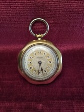 Vintage Medana pocket watch swiss made with a slim octagonal casing 4 cm wide