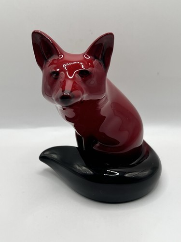 Royal doulton flambe seated - doulton,