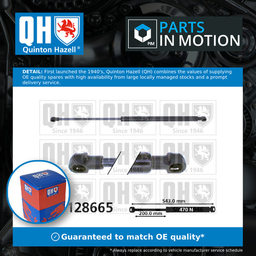 Boot gas strut fits bmw - gas,