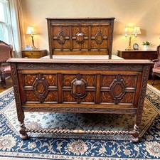 Antique English Carved Oak