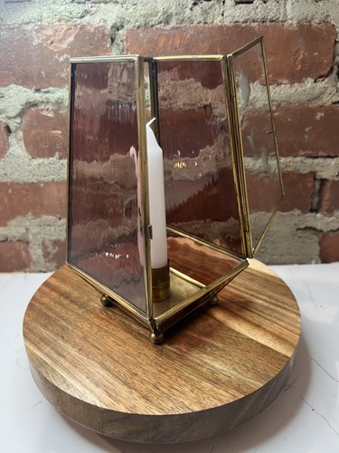 Vintage brass etched purple - vintage,