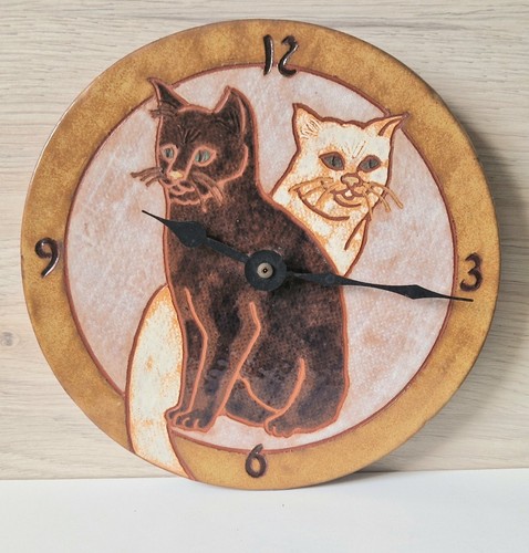 Mid century ceramic cats - ceramic, 2