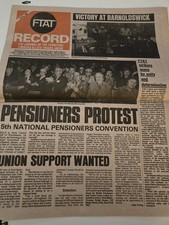 1984 Furniture Timber Allied Trades Union Journal Record Thatcher Miners’ Strike