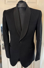 Vintage Black Tuxedo Dinner suit black - 38C 30W 30L - jacket & trousers