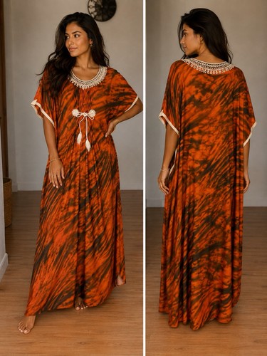 Women rayon kaftan - rayon,