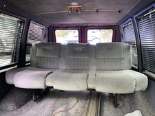 FORD ECONOLINE AMERICAN DAY VAN LARGE VELOUR BACK BENCH SEAT AND FRAME