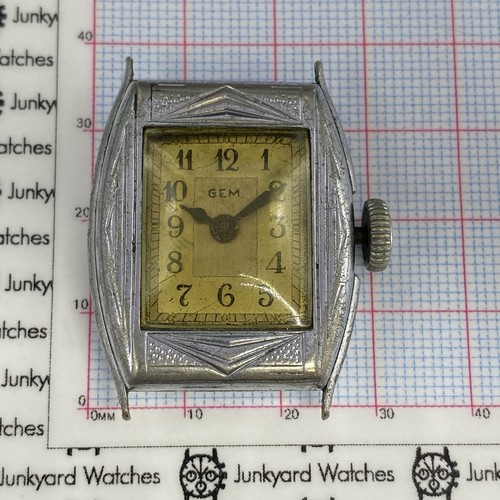 Vintage gem watch movement - gem,