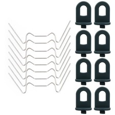 1 Set Glass Clips and Plastic