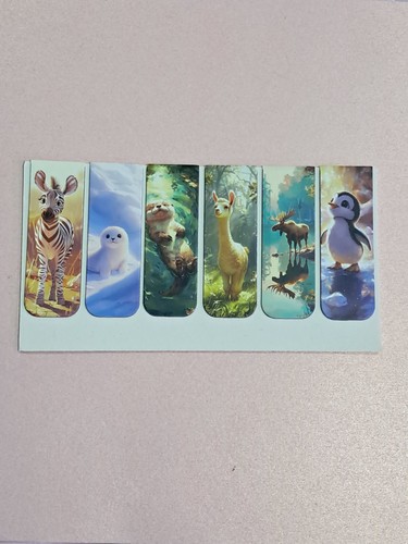 Magnetic bookmarks animals - magnetic,