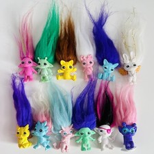 12 x Zelfs Troll Doll Bundle Figures Moose Mini Pencil Toppers Collectable Gonks