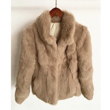 Real Rabbit Fur Coat Women Winter Outwear Warm Jackets Thick Lady Nature Fashion