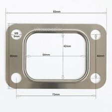 Turbo Gasket Garrett T25 T28 GT28 T3 Turbo Inlet Gasket Embossed Stainless Steel