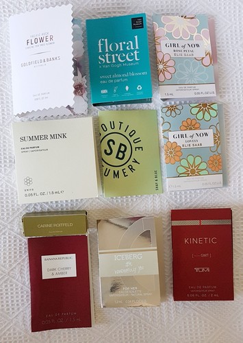 Perfume trial sizes - 10, x