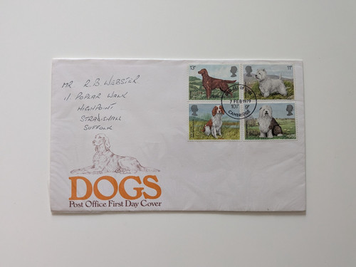 1979 dogs post office first - dogs,