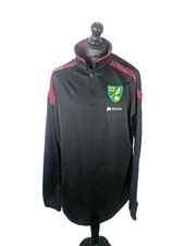 Norwich City Jacket Mens 4xl Black Errea Canaries Pullover