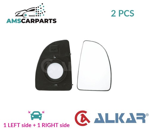 Rear view mirror glass pair - rear,