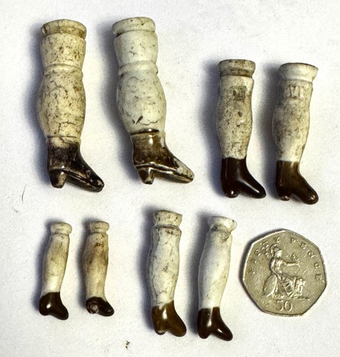 Antique dolls replacement legs - antique,
