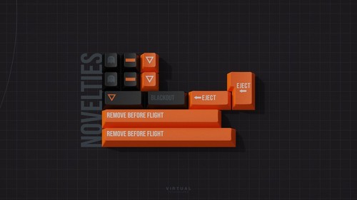 Gmk stealth keycaps - gmk,