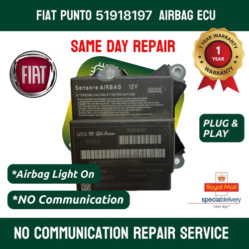Fiat punto 51918197 airbag - airbag, ecu