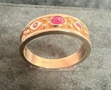 9ct gold ruby ring