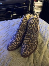 Ladies Leopard Print Ankle