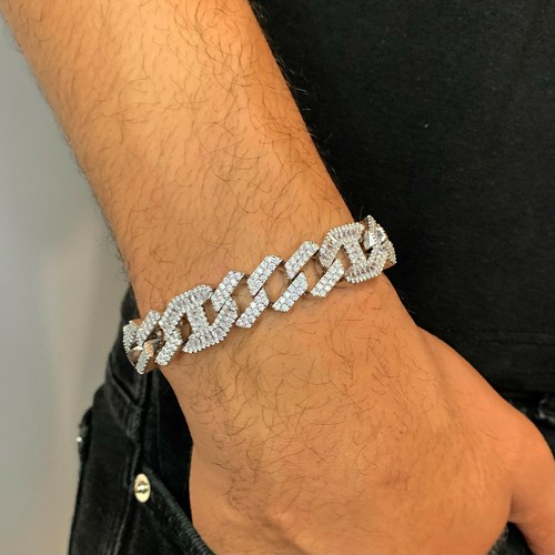 Iced cuban out prong vvs - out,