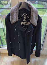 Superdry Navy Label Wool Blend