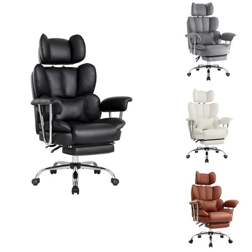 Big tall leather office - &,
