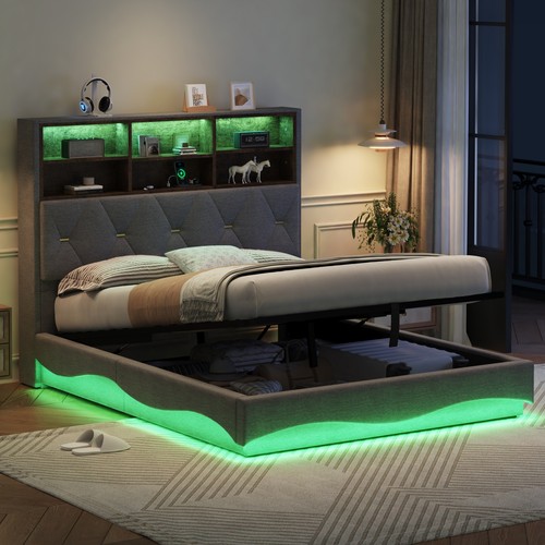 4ft6 double ottoman storage - 4ft6,
