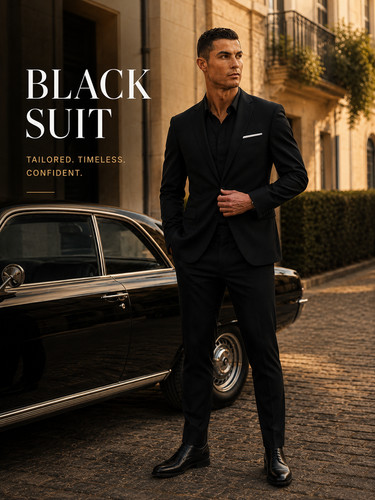 Men elegant tailored suit - men’s,