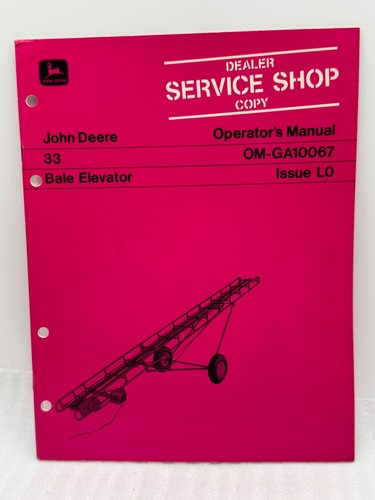 John deere bale - deere, elevator