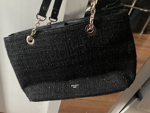 Dune london black textured - black,