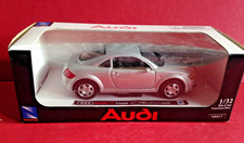New-ray 1:32 Audi TT Coupe Silver Diecast Model Sports Car