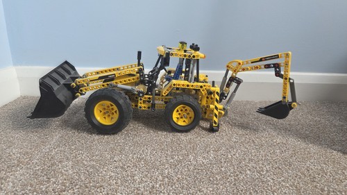 Lego technic backhoe loader - technic:,