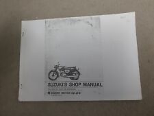 SUZUKI'S SHOP MANUAL 50/80/125/150/250cc Models.