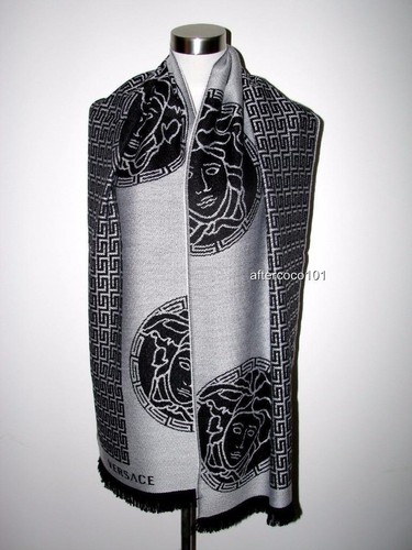 Versace large long medusa wool - large/long,