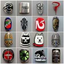 Metal bike head badge bmx - metal,