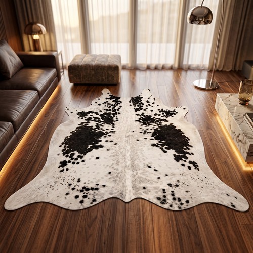 Large genuine cowhide rug - genuine,