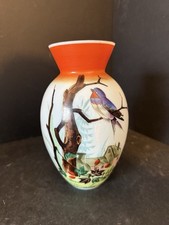 Antique Czech Vase Opaque Milk