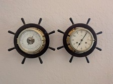 1970S German Ships Wheel Clock