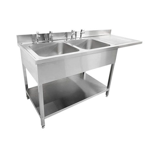 Stainless sink double - stainless,