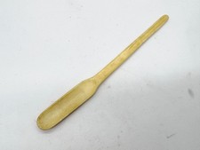 ANTIQUE PRISONER OF WAR CARVED MARROW HAND LADLE SCOOP SPOON TOOL