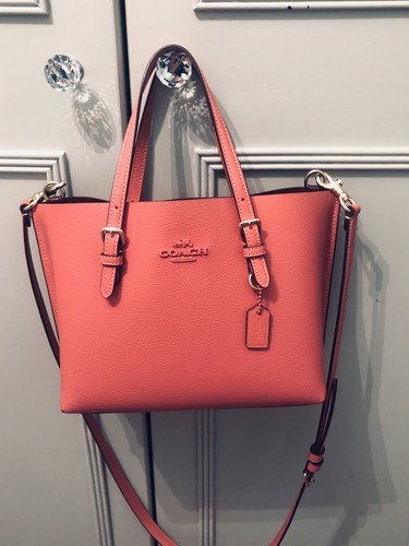 Coach mollie leather - coach, tote