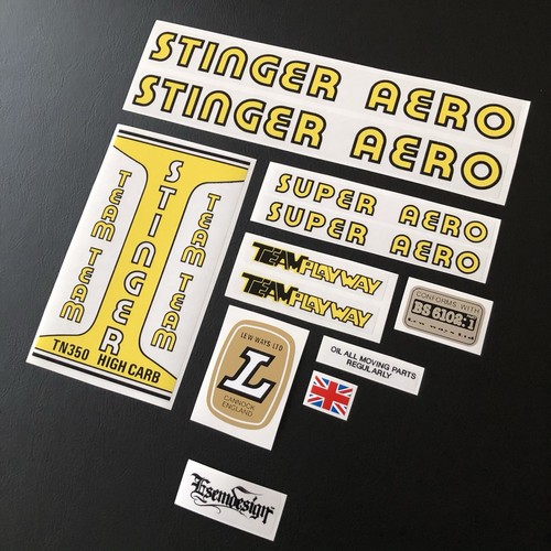 Stinger aero bmx decal - stinger,